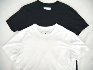 REIGNING CHAMP レイニングチャンプ 半袖Tシャツ 白黒2枚セット (S) カナダ製