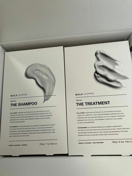 バルクオム THE SHAMPOO パウチ 200g×1個+バルクオム　THE TREATMENT180g×1