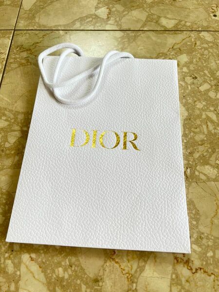 Dior ディオール ショッパー 紙袋 ショップ袋 ホワイト 手さげ袋