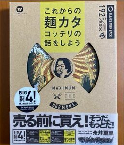 マキシマムザホルモン　これからの麺カタコッテリの話をしよう　未使用に近い　美品