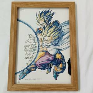 ドラゴンボール イラスト 額装品 B5サイズ 鳥山明 ポスター風 インテリア とりやまあきら DRAGON BALL 額入り /045