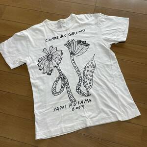 D-11　コムデギャルソン×YAYOI KUSAMA（日本製）　サイズ M！　Tシャツ