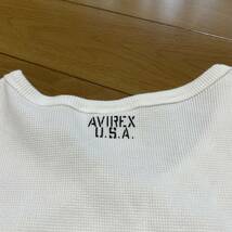 Z-7　AVIREX/アビレックス（上野商会）　サイズM！　鹿の子　Tシャツ（ストレッチ）_画像6