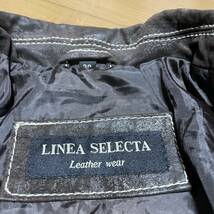 B-4　●LINEA SELECTA（八木通商・フランス製）　サイズ 38！　本革・リアルレザー JKT●_画像4