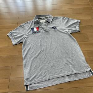N-6　アバクロンビー＆フィッチ（アバクロ）　サイズXL！　ロゴ刺しゅう　フランス　ポロシャツ