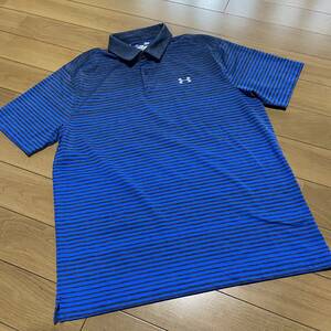 H-3 Under Armor ( dome ) size L! DRY polo-shirt beautiful goods 