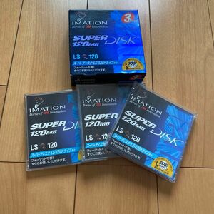 新品　未開封☆３枚セット　IMATION SUPER DISK 120MB ②