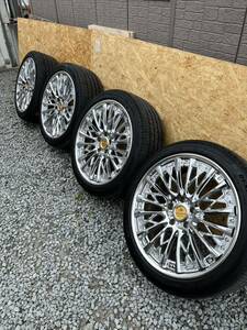 ウェッズ　クレンツェ　シュリット　リバースリム3ピース　20インチ8.5j＋30 pcd120 245/40r20レクサスアルファードベルファイアBMW