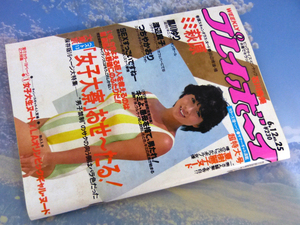 週刊プレイボーイ　昭和59年6月12日号　1984年　ナンバー25　ミミ萩原/黒川ゆり/つちやかおり/夏樹麗子