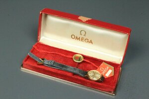 腕時計 オメガ Ω OMEGA 手巻き ゴールド 金張り 20/40ミクロン ケース付 3558kcgz