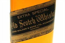 古酒 JohnnyWalker ジョニー ウォーカー ブラックラベル EXTRA SPECIAL OLD SCOTCH WHISKY 黒 金キャップ 旧 スコッチ ウイスキー 2114kbz_画像3