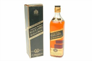 古酒 JohnnyWalker ジョニー ウォーカー BLACK LABEL OLD ブラックラベル 黒 金キャップ スコッチ ウイスキー 750ml 未開封 未開栓 2047kdz