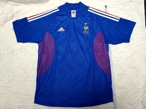 サッカーフランス代表ユニフォーム☆アディダス☆2XOサイズ☆ adidas 半袖ゲームシャツ☆France uniform soccer