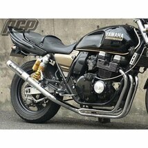 プリティー製 XJR400 ４ＨＭ 流 タイプ２ 4-2-1 マフラー メッキ_画像1