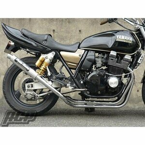 pli tea made XJR400 4HM modified type 1 4-2-1 muffler plating 