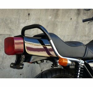 Z400FX用 メッキタンデムバー（ゴム付き）！新品 ゴム巻き 極太