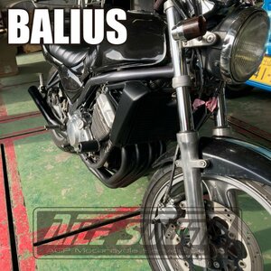 バリオス1型 エルサウンド ショート管 ブラック マフラー！新品！国内生産！ BALIUS1