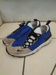 NIKE AIR FOOTSCAPE 1995年製 オリジナル 青白ファーストカラー 28.5cm US10.5 ナイキ フットスケープ 中古