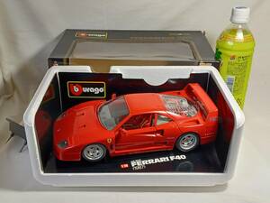 * burago[FERRARI F40(1987)] boxed ultimate beautiful goods 1/18 Ferrari F40 Italy made minicar BBurago da squid -stroke Diapet Yonezawa Kyosho 