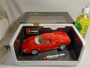 * burago[FERRARI 250 LE MANS(1965)] boxed ultimate beautiful goods 1/18 Ferrari 250ru* man MADE in ITALYblago Italy made minicar BBurago 