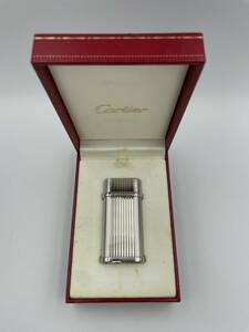 Cartier カルティエ ガスライター シルバー 箱付 喫煙具 NO.7005