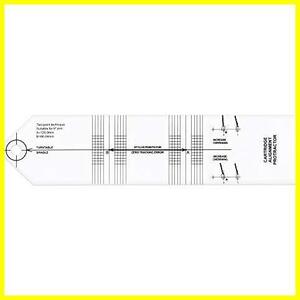 - オーバーハング調整 トラッキングエラー プロトラクター 補正 アライメント レコード針 分度器 カートリッジ -音質改善