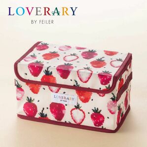 LOVERARY BY FEILER ラブラリーバイフェイラー マルチ収納ボックス ストロベリードット 美人百花 マルチケース