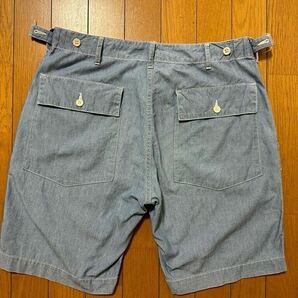 Engineered Garments Fatigue Short Made in USA ファティーグショーツ シャンブレー アメリカ製 ネペンテス ポストオーバーオールズの画像2