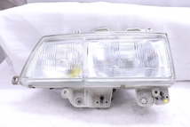 44-1763★美品 ハロゲン NPR81 エルフ★左ヘッドライト KOITO 100-21502 ASSY 24V75/70W メッキ ★いすゞ 純正_画像1