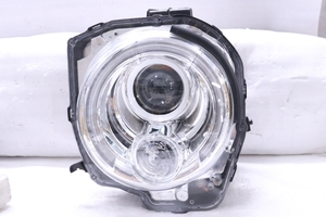 45-420★HID HE33S ラパン★左ヘッドライト ICHIKOH 1915 ユニット メッキ 純正★スズキ ジャンク品 (QT)