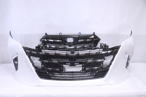 45-1434★AGH40W Alphard HV フロントBumper フロントGrilleincluded★フ52119-V2010 ホワイトPearl 089 補修用 Genuine★Toyota (DM)