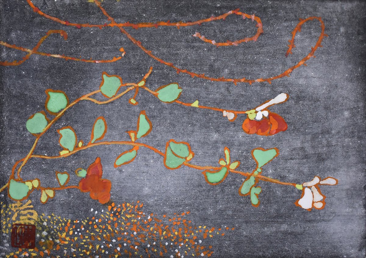 [Galerie Masami : 5, 000 pièces exposées ! Vous êtes sûr de trouver une pièce que vous aimez] Peintre japonais populaire Suzuki Koichi SM Waiting Framed, Peinture, Peinture japonaise, Fleurs et oiseaux, Faune