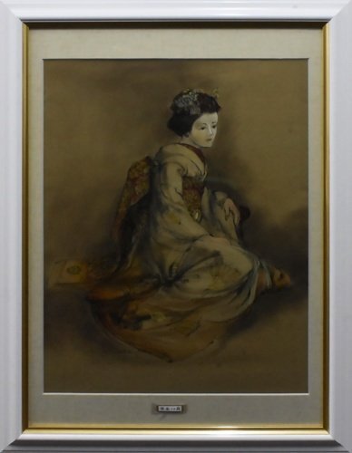 Daijiro Sakae Pastel Maiko [Seiko Gallery, 5, 500 pieces on display, you're sure to find one you like], Painting, watercolor, Portraits