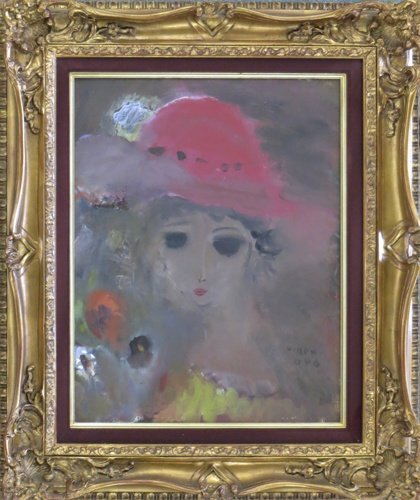 Ein Werk des verstorbenen westlichen Malers Hiroki Oda, Mitglied der Japan Art Academy, Nr. 4 Blumen und Mädchen [5, 000 Stücke ausgestellt in der vertrauenswürdigen und bewährten Seiko Gallery], Malerei, Ölgemälde, Porträts