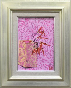 Art hand Auction Koichi Suzuki SM Ein Moment Japanische Malerei Seiko Galerie, Malerei, Japanische Malerei, Blumen und Vögel, Tierwelt