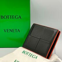 BOTTEGA VENETA マキシ イントレチャート カセット 二つ折り財布_画像1
