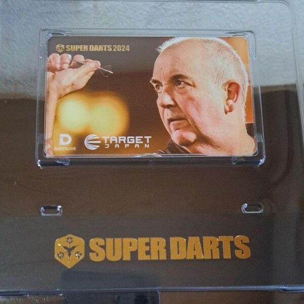 SUPERDARTS2024 会場限定販売 フィル・テイラーテーマ付きダーツライブカード