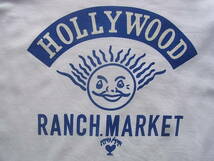 HOLLYWOOD RANCH MARKET ハリウッドランチマーケット 　プリントTシャツ　サイズ 2/M　日本製 　オフベージュ系_画像2