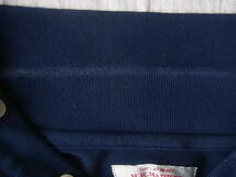 HOLLYWOOD RANCH MARKET 　 ハリウッドランチマーケット　コットン鹿の子素材　ポロシャツ　サイズ 3/L 日本製　ネイビー_画像6