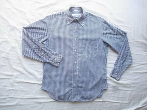 INDIVIDUALIZED SHIRTS インディビジュアライズド シャツ　ギンガムチェック柄　ボタンダウンシャツ　サイズ 14 - 31 　MADE IN USA