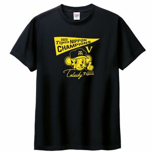 阪神タイガース 江坂ジーンズ 2023 優勝記念 限定トラッキーTシャツ完売品BLACK 黒 Lサイズ