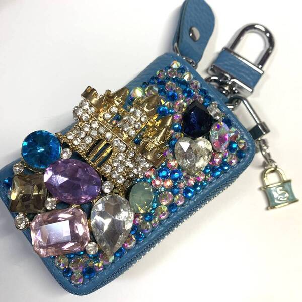 キーケース アクセサリー キーホルダー 鍵入れ お城デコ