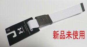 新品即決送料込 アンダーアーマーUNDER ARMOUR Webbing Golf Belt ホワイト