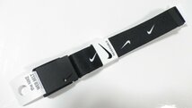 新品即決送料込 Nike Swoosh Repeat Logo Reversible Web Belt ブラック_画像6