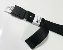新品即決送料込 Nike Swoosh Repeat Logo Reversible Web Belt ブラック_画像5