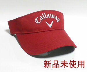 新品即決送料込 Callaway Liquid Metal Visor ホワイト/レッド