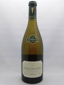 ◆飲み頃2003年◆シャブリ・レ・プルーズ CHABLIS LES PREUSES / ラ・シャブリジェンヌ LA CHABLISIENNE 2003年