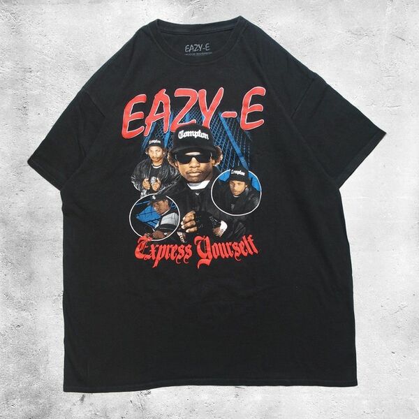 【最終価格】EASY-E Tシャツ イージーイー 古着 ブラック XLサイズ HIPHOP NWA