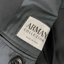 1円〜【希少L】ARMANI COLLEZIONI アルマーニ セットアップ ビジネススーツ 2B メンズ 通勤 イタリア　シングル_画像9