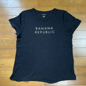Banana Republic バナナリパブリック L Tシャツ 黒 RN54023 ロゴ 古着 